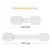 12 Pack Baby Proofing Cabinet Strap Locks - Vkania Kids Proof Kit - Child Safety Drawer Cupboard Oven Refrigerator Adhesive Locks - Adjustable Toilets Seat Fridge Latches - No Drilling - Buy Online on GoSupps.com