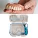 Mundschutz-etui mouth protection box mouth protection etui slit design with toothbrush mirror dustproof waterproof plastic closure prosthesis box