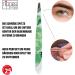 Nippes CITRUS cosmetic tweezers limescale | bevelled tip | stainless steel | colourful lacquer | 9 cm long | fine tweezers | tear off eyebrow tweezers - Buy Online on GoSupps.com