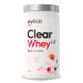 CLEAR WHEY HT | Refreshing Whey Isolate | 85% Protein | High in BCAA and Glutamine | Bodybuilding Protein | Low Lactose | Light and Fruity Texture Red Fruit Flavor | 500g | Eiyolab