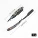 Ghost Shaving Knife - Foldable Single Edge Dual Blade Razor for Hair Removal | SUS Black Manual Shaver for Beard Face Underarm Body Eyebrow Bikini | 20 Blades (TD106MG3 - Buy Online on GoSupps.com