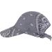Ruixib Ladies Headscarf & Sun Hat - Anti-UV Folding Bandana Cap for Hair Loss | Stylish Retro Design for Golf Tennis & Baseball - Gray - Buy Online on GoSupps.com