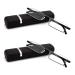 2 Pack Half Frame Reading Glasses for Men and Women Lightweight Computer Readers with Portable Case 2.25 (2 Pairs,black) 2.25 x