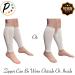Premium White Footless Compression Shin Sleeves 20-30 mmHg - YKK Zipper Ideal for International Shipping - Buy Online on GoSupps.com