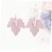 EXCEART 4 Pcs Key Rings for Keychains Leaf Charm Connector Alloy Pendant Charm Set Combo Plate Cereals 3.5*2.7*0.1cm Pink - Buy Online on GoSupps.com