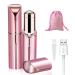Facial Hair Removal for Women, Mini Hair Remover, Electric Razor Shaver Portable Painless Bikini Epilator for Lips, Chin, Armpit, Peach Fuzz, Fingers, Arms, Legs, Body and USB Rechargeable Pink