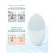 Ezbasics Ultra-Hygienic Facial Cleaning Brush - Waterproof Soft Silicone Deep Cleansing & Massaging Face Brush (Light Gray) - Buy Online on GoSupps.com