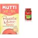 Mutti Passata Sieved Tomatoes 500g (Pack of 12) & Pasta Sauce Rossoro Tomato with Genovese Basil PDO 400g (Pack of 6) + Pasta Sauce Rossoro Tomato