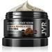 Facial peeling 120ml JVR Face Scrub for men reduces blemishes pity or dry skin blackheads pores deep cleaning with coffee extract 120 ml (1 Pack) black 1
