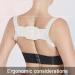 Posture Corrector Women and Men Back Brace Alignment Humpback Orthosis Pain Relief Shoulder Support Adjustable Back Straightener Back Posture Black-X-Large Black-X-Large(White) - Buy Online on GoSupps.com