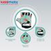 KIDDIMOTO Children's Fingerless Cycling Gloves for Boys & Girls - Floral Design - Size M (4-8 Years) - Perfect Kids Bike Gloves - Buy Online on GoSupps.com