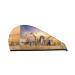 Hair Towel Wrap Hair Drying Towel with Button Towel Turban Head Towel to Dry Hair Quickly (Wildlife Protection)