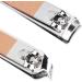Stainless Steel Nail Clippers Set 4 Set Nail Clippers Beauty Tools Includes Ear Spoons and Nail Files with Pink PU Storage Bags for Grooming Manicure - Buy Online on GoSupps.com