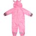 Kids Button Rain Suit | Waterproof Hooded Raincoat Jumpsuit 7-9Y | Pink Rabbit - Buy Online on GoSupps.com