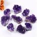 Natural Crystal Rough Crystal Purple Amethyst Hole Quartz Crystal Cluster Geode Druzy Home Decoration Gemstone (Size : 30-40g) - Buy Online on GoSupps.com