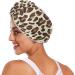Leopard Hair Drying Towels for Women 2 Pack Microfiber Hair Turban for Effortless Wet Hair Drying - Buy Online on GoSupps.com