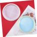 NUOBESTY 2pcs Storage Tray Mold Silicone Molds Resin Trinket Plate Mold Crystal Drip Mold Flat Accessories White 10X19.5CM - Buy Online on GoSupps.com