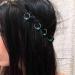 Olbye Dreadlock Hair Rings - Silver Turquoise Boho Hair Accessories for Women and Girls - Buy Online on GoSupps.com