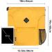 Orange Large Wall Backpack with Cord | Water-Repellent Sports Bag with Shoe Compartment for Men & Women - Buy Online on GoSupps.com