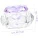 minkissy Nail Art Crystal Cup Manicure Dish Bowl Nail Art Dappen Cup Container with Lid Crystal Nail Art Dappen Bowl Nail Liquid Cup Nail Cup with Lid With Cover Purple Glass White Crystal - Buy Online on GoSupps.com