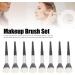 Stippling Brushes Soft Bristles Flat Top Ergonomic Handle 8 Piece Makeup Brush Set for Liquid Foundation - Buy Online on GoSupps.com