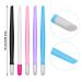 100-Piece Rubber Nail Cuticle Pusher with Plastic Handle | Nail Cleaner for Men and Women | Christmas & Valentine's Day Gift | Classic Colors: Blue, Purple, Pink, White, Black, and more - Buy Online on GoSupps.com