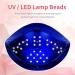 HanKeer 168W UV LED Nail Lamp for Quick-Dry Gel Polish | 4 Timer Settings, Portable Handle, Professional Acrylic UV Light | Small Black/White-2 - Buy Online on GoSupps.com