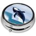 Whales at Searound Pill Box | 3-Compartment Portable Travel Organizer for Purse & Pocket - Buy Online on GoSupps.com