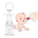 haakaa Baby Oral Feeding Syringe  Pacifier Liquid Medicine Dispenser with Oral Syringe  Infant Baby Oral Syringe & Dispenser  Newborn Baby Syringe Feeder  1 Count (Pack of 1) Clear