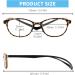 JM 2 Pack Magnetic Reading Glasses for Men & Women | Blue Light Blocking Neck Hang Readers | Stylish Tortoise & Black 2.0x - Buy Online on GoSupps.com