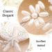 Silver Pearl Starfish Wedding Hair Pins - Bridal Hair Accessories (2 PCS) - Buy Online on GoSupps.com
