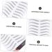 Ipetboom 3 Sheets Waterproof Eyebrow Stickers Lazy Eyebrow False Eyebrows Cosmetics Man Water Proof Template 21x15cm Black - Buy Online on GoSupps.com