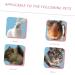 CORHAD Rabbit Toilet Pet Toilet Supply Triangle Potty Trainer Pet Training Toilet Pet Potty Ceramics Pink 30X26X12.5cm Pink - Buy Online on GoSupps.com