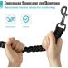 Snocyo Double Dog Leash - Elastic Reflective Retractable for Medium & Large Dogs | Jogging Leash with Handles & Waist Belt in Black & Turquoise - Buy Online on GoSupps.com