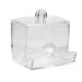 Qtip holder Wattbausch swab Pad Spender holder clear acrylic pharmacist vanity Countertop Organizer jar for qtips toothpicks cotton pads swab bathroom accessories storage