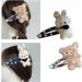 hgnxa Sweet Hair Clip Cartoon/Bear Shape Snap Hairpin Plush Hair Clip for Ponytail Bangs Hairpins for Teens Children Rabbit - Buy Online on GoSupps.com