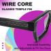 VISOONE Blue Light Blocking Glasses | Rectangle MultiColor Frame for Men & Women | Preppy Chic Look | RIVER River Upg Black - Buy Online on GoSupps.com
