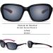 KastKing Alanta Polarized Sport Sunglasses - Black&Purple Frame, Smoke Lens | UV Protection | Ideal for Driving, Fishing, Cycling, Running | Men and Women - Buy Online on GoSupps.com