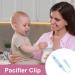 Anulely Pacifier Clip & Holder | Universal Baby Pacifier Leash for Boys & Girls - Ideal Bite Strap Solution - Buy Online on GoSupps.com