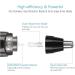 Nose and Ear Hair Trimmer - Painless Waterproof Electric Easy to Clean | Unisex Grooming Tool for International Shipping - Buy Online on GoSupps.com