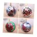 OUNONA Christmas Candy Tin 1 Pc Christmas Tree Hanging Decorations Afro Soap Mold Candy Boxes Container Food As Shown 1 pcs