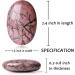 Xiannvxi Rhodonite Crystal Stone - Polished Oval Palm Pocket Massage & Reiki Healing Gemstone - Natural Worry Stone (1pc) - International Shipping - Buy Online on GoSupps.com