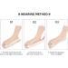 Elastic Hallux Valgus Belt - Soft Bunion Toe Stretcher & Alignment Corrector for Overlapping Toes - Skin Color (L) | International Shipping Available - Buy Online on GoSupps.com