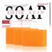 Buy Kojic Acid & Turmeric Soap Bar - Fresh Citrus Scent Vitamin C Shea Butter - Gentle Face & Body Cleanser (3 Pack) - International Shipping Available - Buy Online on GoSupps.com