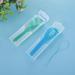 Buy WLLHYF Biodegradable Dental Floss Threader - 100 Count (2 Pack) for Braces Bridges & Implants | Deep Clean Nylon Loop Design - Buy Online on GoSupps.com