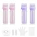 8 pcs Root Comb Applicator Bottle Hair Oil Applicator Bottle Hair Dye Brush Bottle Hair Oil Applicator Bottle Applicator Bottle for Hair Root Comb Color Applicator Bottle Squeeze Bottle