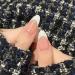 French Tip Nail Stickers - 37 White Half-Moon Design Manicure Strips | DIY Decorative Stencils Self-Adhesive Tool - Buy Online on GoSupps.com