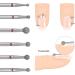 Lusofie 6Pcs Nail Drill Bits for Cuticle Clean and Gel Polishing - Professional Safety Cuticle Bits for Electric Nail File - 3/32'' Manicure & Pedicure Tools - Buy Online on GoSupps.com
