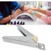 False Nail Clipper Comfortable Handle Easy Operation Good Workmanship Fake Nail Trimmer Lightweight U Shape for Home and Salon Use (Silver) - Buy Online on GoSupps.com
