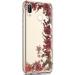 Compatible with Huawei P20 Lite case transparent TPU silicone cell phone shell protective cover with cute pattern ultra thin silicone tpu bumper recovery case cover for huawei p20 lite retro flowers